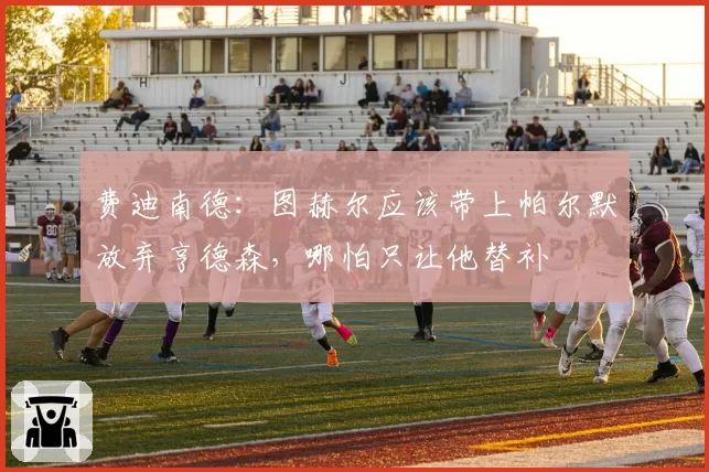 费迪南德:图赫尔应该带上帕尔默放弃亨德森,哪怕只让他替补